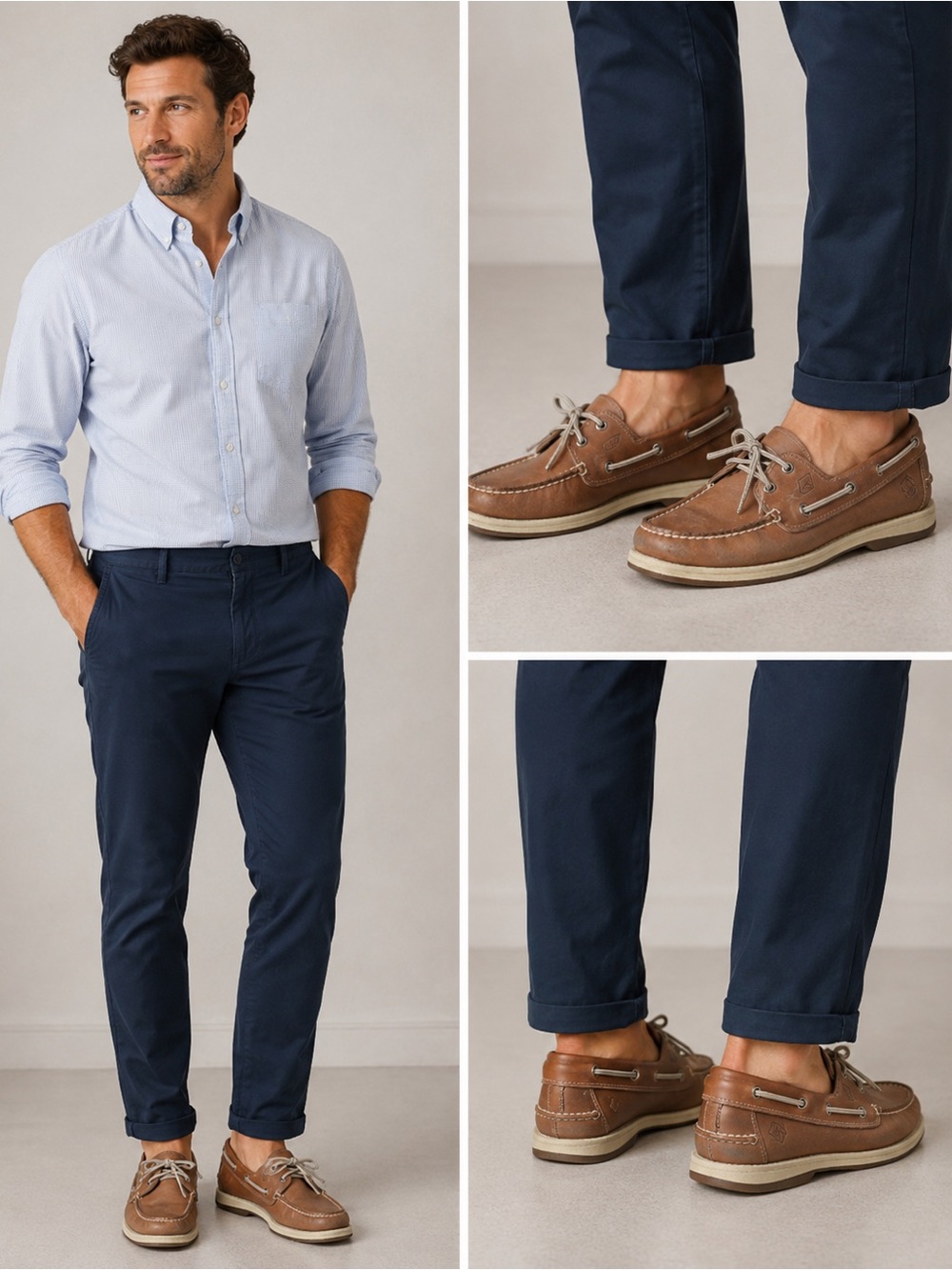 Sperry Tan Leather Boat Shoes